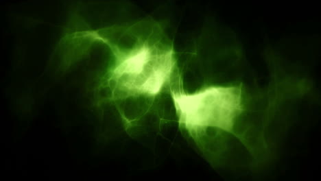 Glowing-green-smoke