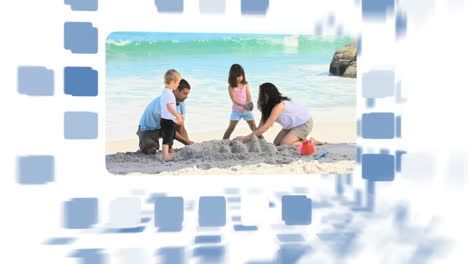 Montage-about-families-on-the-beach