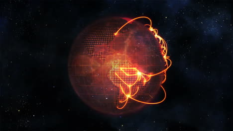 Animated-globe-in-movement-with-orange-connections-with-source-image-courtesy-of-Nasa.org
