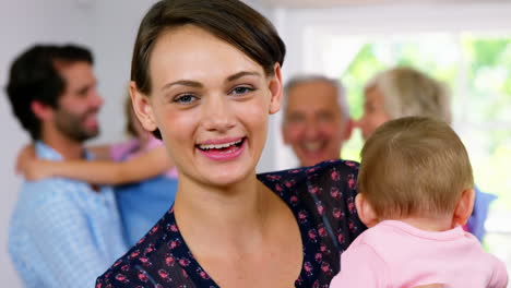 Happy-family-standing-together