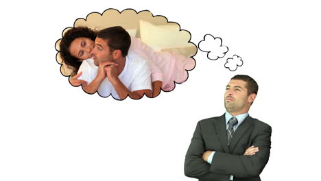 Businessman-thinking-about-moments-with-his-wife