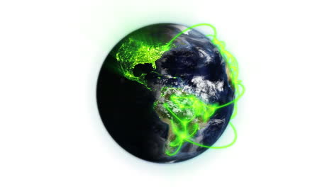 Green-network-on-a-lighted-and-cloudy-Earth-with-Earth-image-courtesy-of-Nasa.org