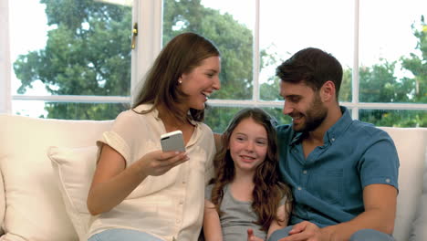 Familie-Macht-Zusammen-Selfie