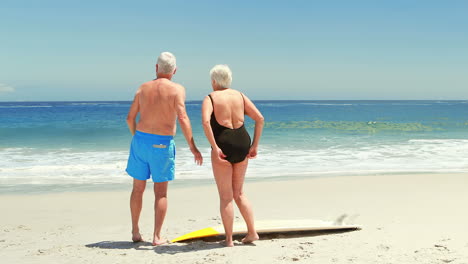Senior-couple-at-the-beach