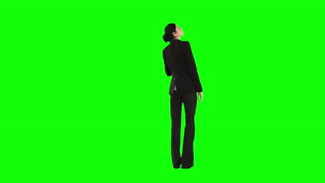 Businesswoman-on-green-screen