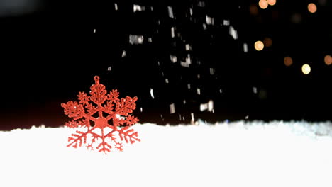 Snowing-on-a-red-snowflake