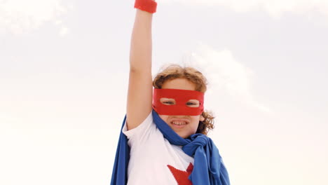 Little-boy-dressed-as-superman