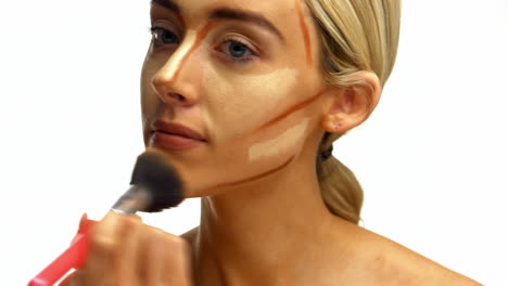 Beautiful-woman-applying-make-up