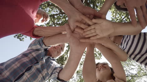 Family-throwing-up-their-hands