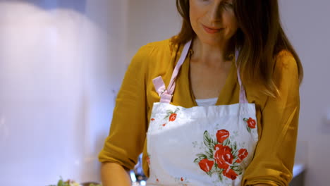 Portrait-of-happy-woman-is-cooking-