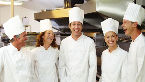 Team-of-chef-laughing-and-smiling