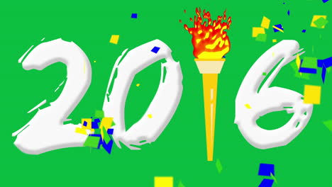 Animation-of-2016-number-with-Olympic-torch-in-middle