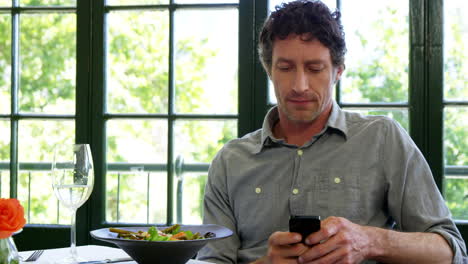 Handsome-man-texting