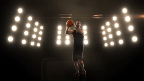 Young-man-playing-basketball-