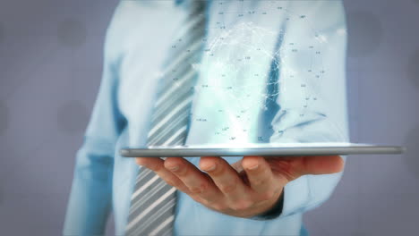 Businessman-using-tablet-with-digital-animation