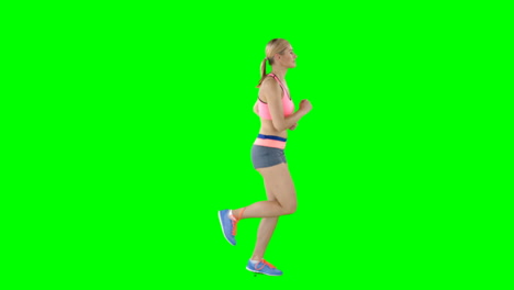 Sportswoman-is-jogging