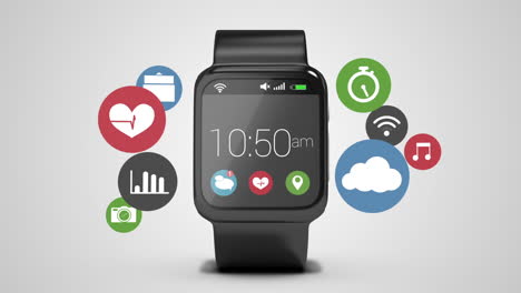 Smartwatch-concept-with-icons