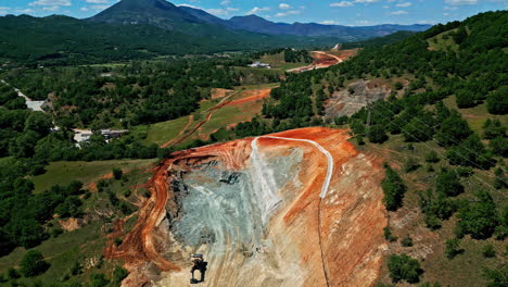 Aerial-View-of-Highway-Construction-with-Mountains