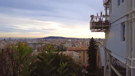 Ampliar-La-Vista-Del-Horizonte-Del-Paisaje-Urbano-De-Barcelona