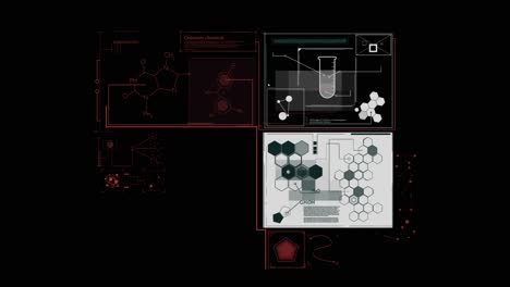 Computer-dashboard-shows-chemistry-complex-and-intricate-infographic-map