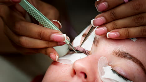 Aufwendige,-Feine-Wimpernarbeit,-Werkzeuge,-Ausrüstung,-Professioneller-Salon