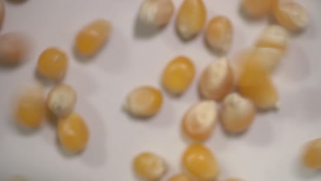 Closeup-footage-of-raw-popcorn-in-slow-motion