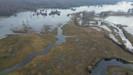 Vogelperspektive-Des-Magischen-Feuchtgebiets-Im-Soomaa-Nationalpark-In-Estland