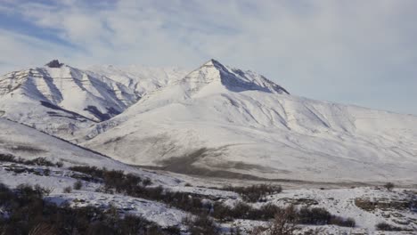 Gefrorener-Berg-Cerro-Piramide-In-Der-Nähe-Von-El-Chalten,-Patagonien,-Argentinien