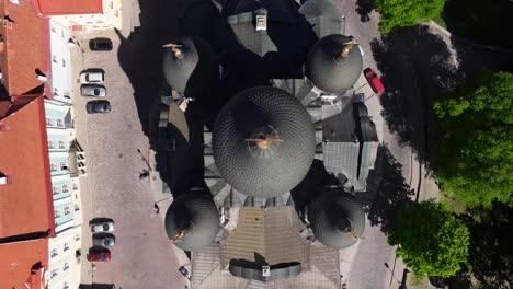 Top-Down-Drone-Shot-Above-Alexander-Nevsky-Cathedral