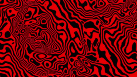 Red-and-Black-Abstract-Background-with-Dynamic-Swirls---Pulsating-Patterns:-Vibrant-Retro-Backdrop-with-Dynamic-Motion-and-Texture