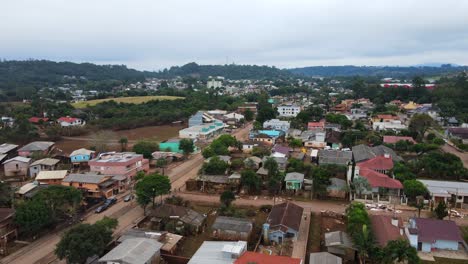 South-Brazil-Floods-2024---Drone-shot-of-aftermath-of-floods-in-Sao-Sebastiao-do-Cai-City---Rio-Grande-do-Sul