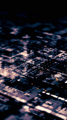 Metaverso-Avanzado,-Telemetría-De-Datos-Digitales-De-Alta-Tecnología-Con-Números-Cifrados,-Visualización-De-Fondo-Dinámico-Para-Formato-De-Visualización-De-Pantalla-Vertical-De-Escritorio-De-Computadora