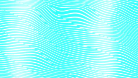 Animation-of-waving-light-trails-on-blue-background