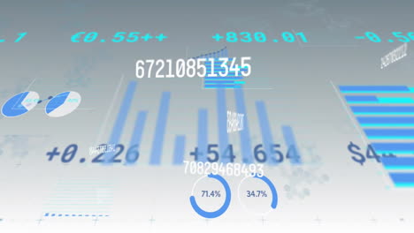 Animación-Del-Procesamiento-De-Datos-Digitales-Sobre-Fondo-Gris