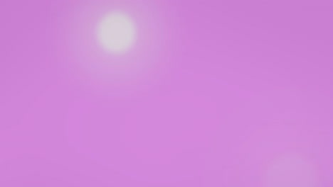 Animation-of-glowing-white-bokeh-light-spots-flashing-on-pink-background