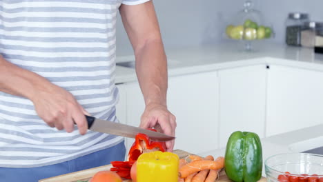 Man-cutting-vegetables