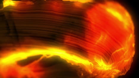 Animation-of-red-flames-on-black-background
