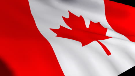 3D-Darstellung-Der-Kanadischen-Flagge