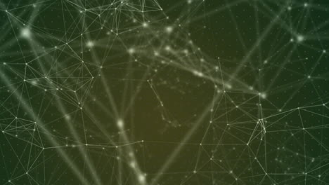 Animation-of-network-of-connections-over-dark-background