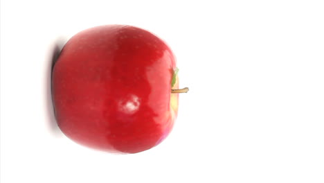 Roter-Apfel-Rotiert