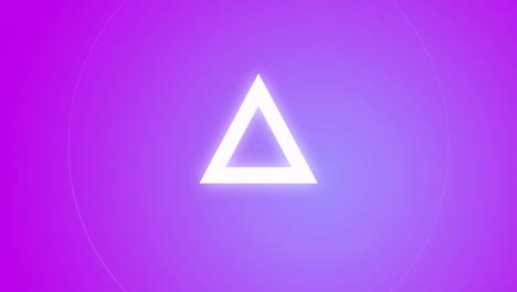 Animation-of-moving-white-shapes-on-purple-background