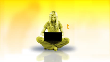 Woman-planing-with-her-Laptop