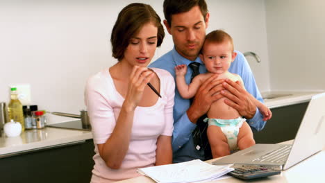 New-parents-trying-to-figure-out-their-expenses