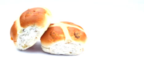Two-hot-cross-buns-rotating-