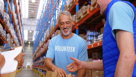 Warehouse-worker-doing-a-charitable-work-