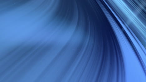 Animation-of-blue-shapes-moving-over-black-background