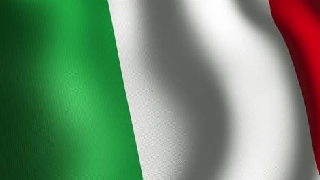 Animation-Der-Wehenden-Flagge-Italiens