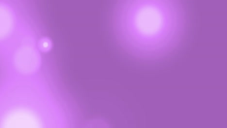 Animation-of-glowing-light-spots-over-pink-background