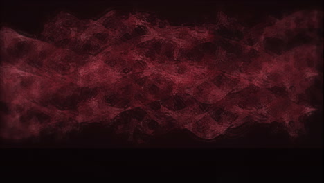 Animation-of-red-light-flows-moving-on-black-background