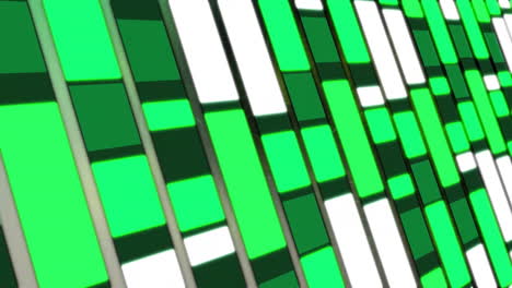 Animation-of-green-and-white-shapes-moving